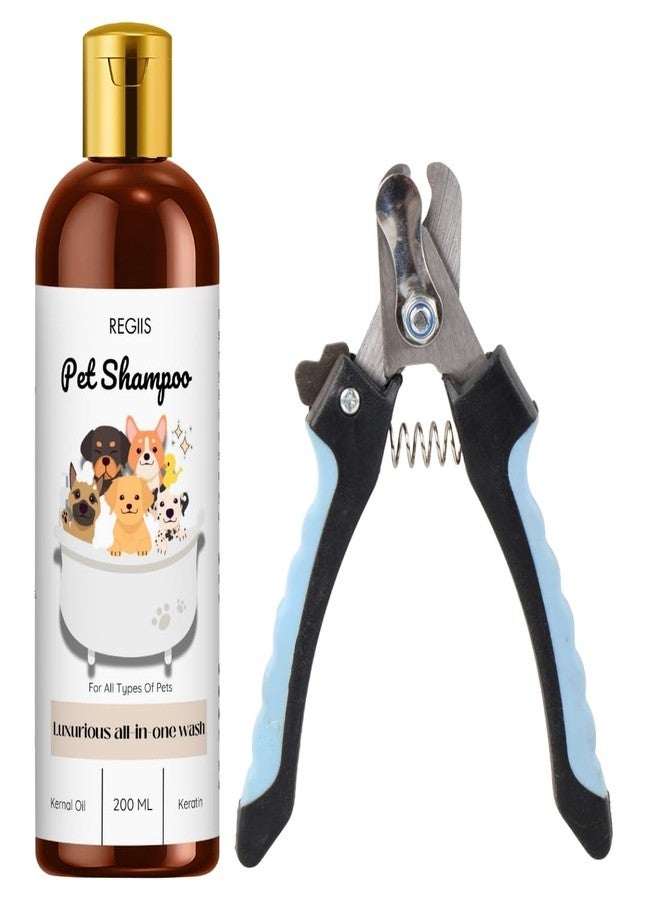 REGIIS Regis Pet Shampoo with Kernal Oil and Keratin, Luxurious All-in-One Wash for Dogs and Pets, 200 ML(Pack of 2) - Image 1